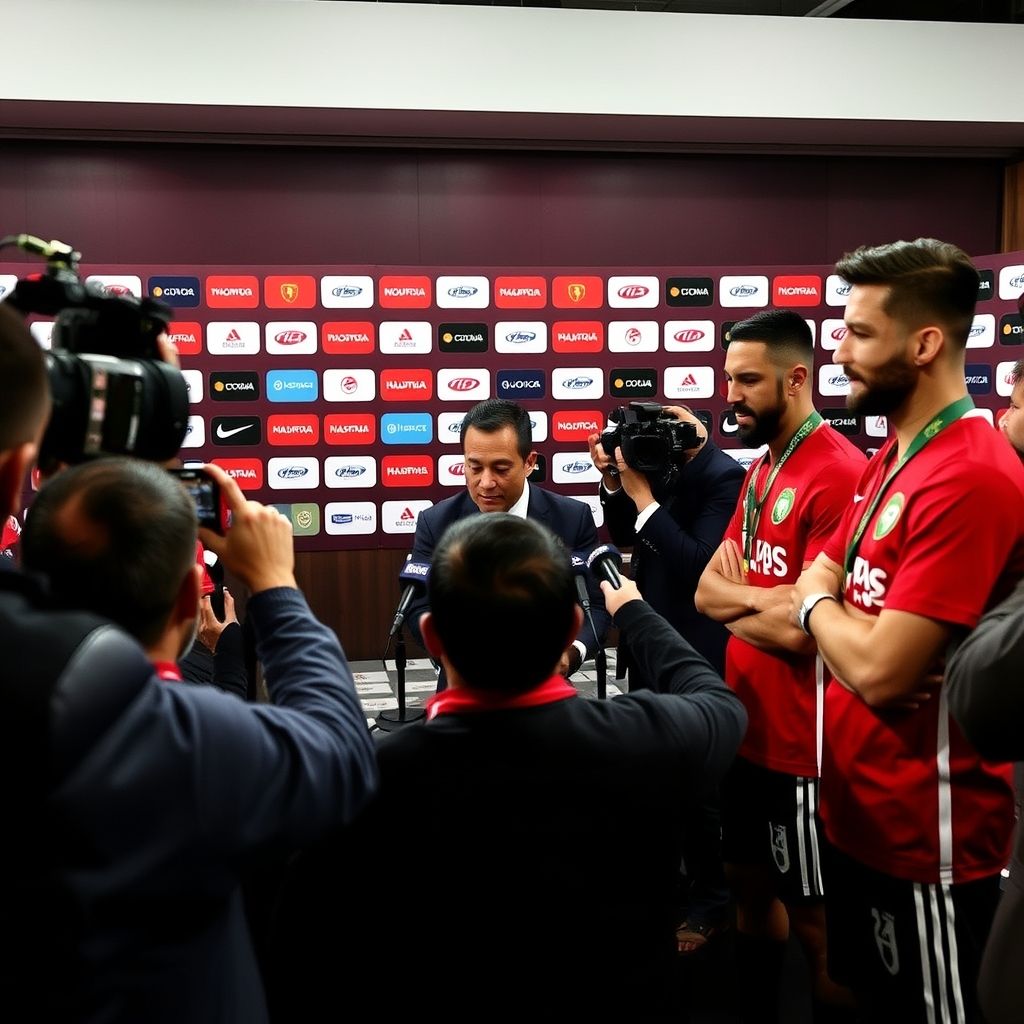 三亿体育体育直播-摩洛哥瓦赫达赛前发布会：全队信心满满迎战鹿岛鹿角